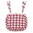 thumbnail image 5 of VHC Brands Annie Buffalo Check Chair Pad, Country Red, 16.5" x 18", 5 of 5