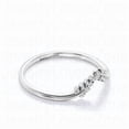 thumbnail image 3 of Vintage Nature-Inspired Leaf Wedding Band Solid Silver Curved Wedding Ring Elegant Botanical Design for Women – Timeless and Handmade Bridal Jewelry Gold 5.5, 3 of 3