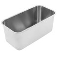 thumbnail image 6 of TICFOX RV Kitchen Sink, RV Sink Square 390x190x185mm 304 Stainless Steel Large Capacity Flush Mounted Camper Sink with 90mm Drain for Van Yacht Boat, 6 of 8