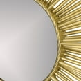 thumbnail image 4 of Noble House Jill Metal Sunburst Wall Mirror, Gold, 4 of 8