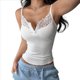 thumbnail image 2 of Camisola de Encaje con Cuello en V y Tirantes Finos para Fiesta en Club. M, 2 of 9