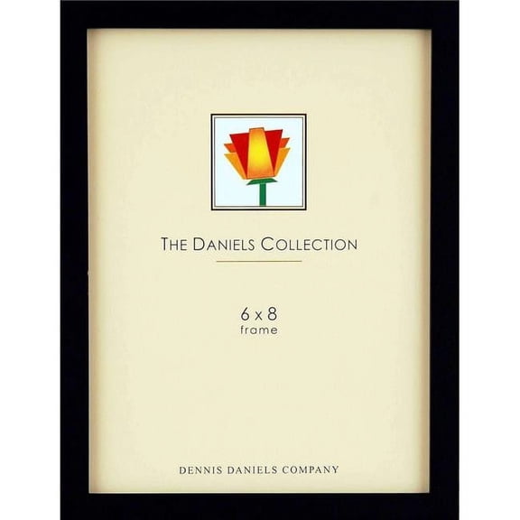 Dennis Daniels W4106E 6 x 8 in. Square Corner Frame - Ebony