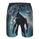 thumbnail image 3 of Fotbe Moon Wolf Warrior Trajes de Baño Estampados para Hombre, Shorts de Verano de Secado Rápido, Ropa de Playa, Bañadores-Small, 3 of 6