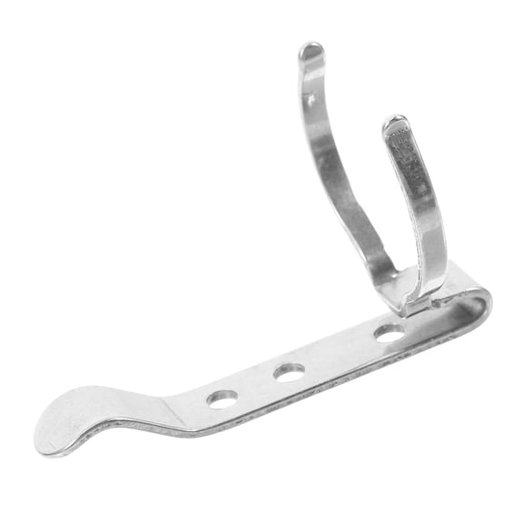 FONDOTIN Illumination Flashlight Clip Silver for Outdoor Camping 1Pack