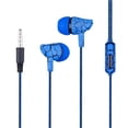 thumbnail image 1 of Seitruly Auricular deportivo con cable s Super Bass 3.5mm Crack Auricular Auricular con micrófono Manos libres Auricular para MP3 MP4 Type7 NO7, 1 of 6