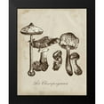 thumbnail image 2 of McCavitt, Naomi 20x24 Black Modern Framed Museum Art Print Titled - Les Champignons II, 2 of 5