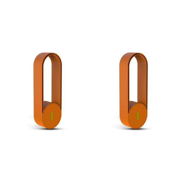 Advancent Home Hotel Car Ambientador de baño Ion negativo Portable Dust Olor Remover Removal Tool Ionizador de bajo ruido Aparato doméstico Naranja Naranja 2piezas Advancent CBP161491