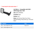 thumbnail image 2 of Left Mirror - Compatible with 2002 - 2009 Dodge Ram 1500 2003 2004 2005 2006 2007 2008, 2 of 2