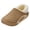a-Brown, variant on Womens Winter Fleece Lined Warm Cotton Slippers Slip on Moccasins Indoor Outdoor Warm Fuzzy Comfy Wide Mules b-Green Size 7.5