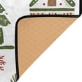 thumbnail image 3 of Yayeee Area Rugs for Living Room 5.2'x4' Non Slip Washable Bedroom Floor Carpet, Brown Christmas House, 3 of 5