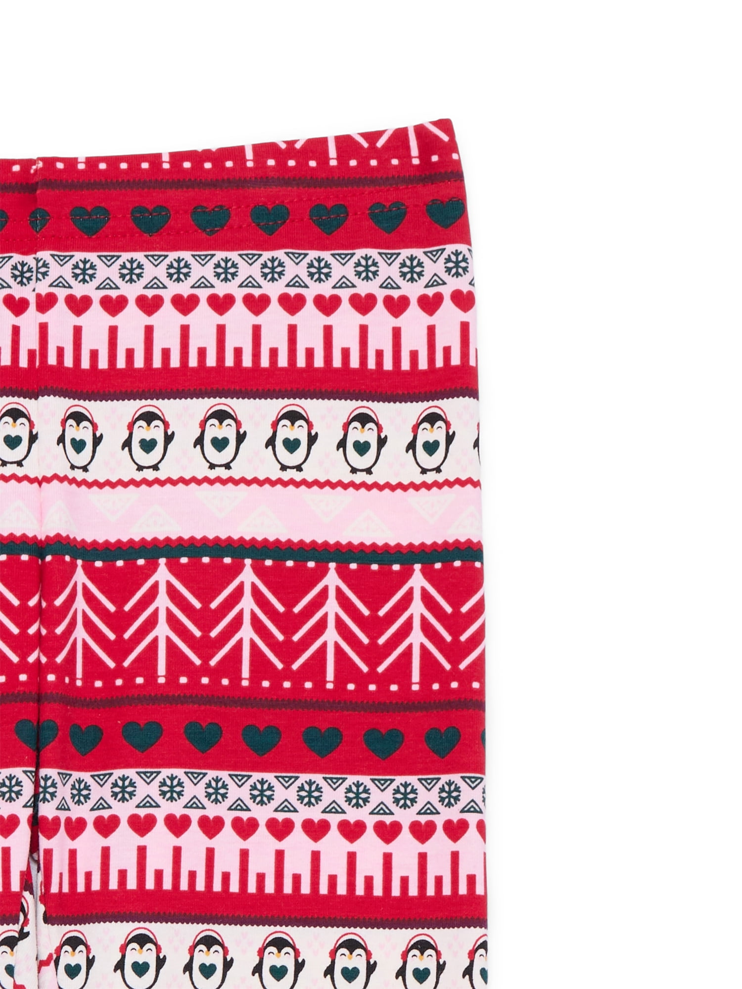 Holiday Time Girls Christmas Printed Leggings, Sizes 4-18