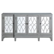 ACME Magdi Rectangular Console Table in Antique Gray