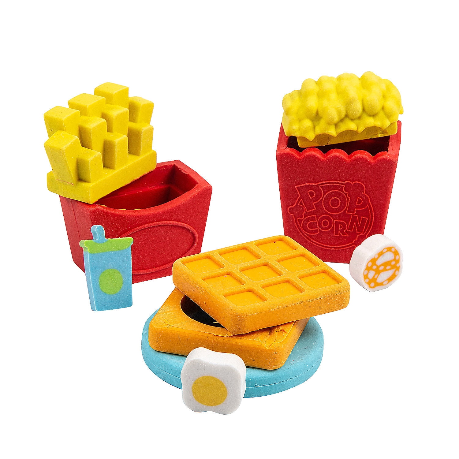 Fun Foods Surprise Inside Erasers