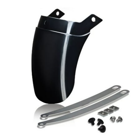 show chrome accessories 52-749bk black tapered front fender