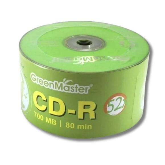 Greenmaster Green CD-R con 50 discos