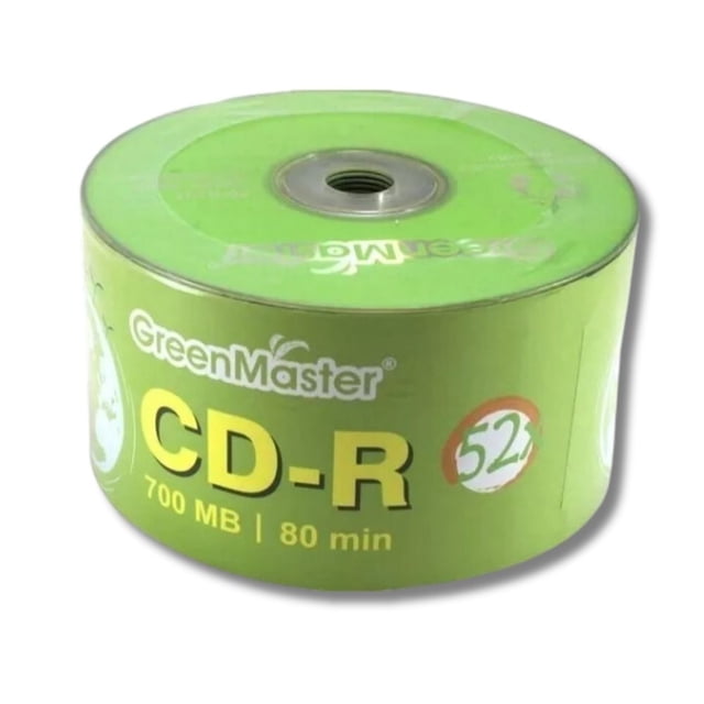 Greenmaster Green CD-R con 50 discos