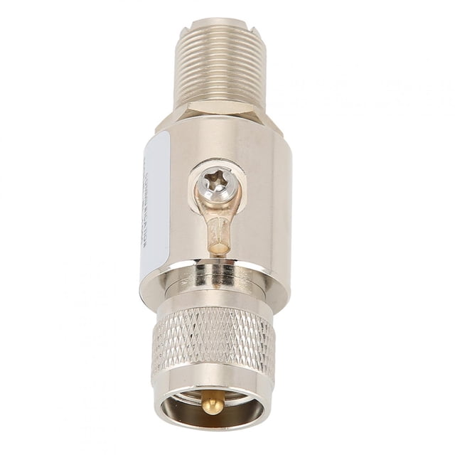 Small Maximum 400W sy to Install and Use PL259 Arrester Antenna Arrester, All Band Aluminium Alloy
