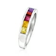 thumbnail image 3 of Ross-Simons 0.90 ct. t.w. Multi-Gemstone Ring in Sterling Silver, Women's, Adult, 3 of 6
