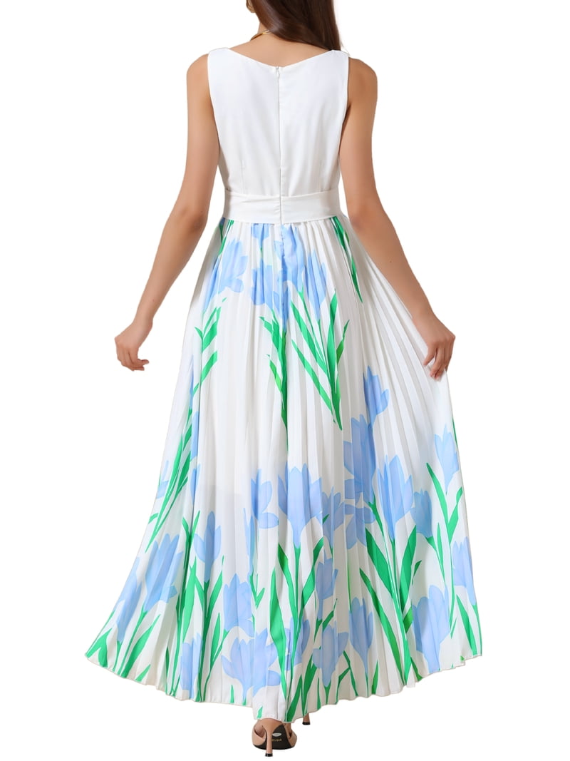 fitted lace wedding dress Salma Drop Waist Cotton Maxi Dress / White | Meshki main image 1