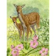 thumbnail image 1 of Carolines Treasures ASA2130GF Fallow Deer & Calf Flag Garden Size, 1 of 3