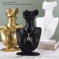 thumbnail image 3 of AVEKI Bust Earring Stand,Bust Earring Display Holder Fashionable Half Face for Shop 0516M, 3 of 8