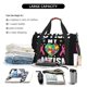 thumbnail image 5 of Balery I Love My Autism Bolsa de Gimnasio para Mujeres, Bolsa de Viaje con Bolsillo Húmedo, Bolsa de Fin de Semana para Mujeres, Bolsa de Viaje Resistente al Agua, 5 of 7