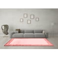 thumbnail image 3 of Ahgly Company Indoor Rectangle Solid Red Modern Area Rugs, 4' x 6', 3 of 4