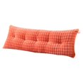 thumbnail image 2 of BKER Luxurious Cushions Rabbit Fleece Backrest Cushions Headboard Window Seat And Sofa Embroidered Tufted Design Filling, 2 of 5