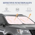 thumbnail image 7 of Picia Rainboe And Rabbit 2 Piece Car Windshield Sun Shade Foldable | Foldable Sun Shield for Front Window Blocks UV Rays and Keeps Your Vehicle Cool-Medium, 7 of 7