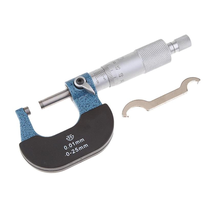 0-25mm Outside Micrometer Machinist Tool Vernier Scale Measuring Tools 