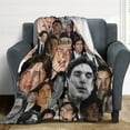 thumbnail image 4 of Cillian Murphy Blanket Cool #7 Throw Blankets Ultra Soft Flannel Lightweight Throws for Couch, Bed, All Seasons Use 30"*40"（76 * 100cm）, 4 of 6