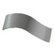 thumbnail image 5 of Pinza para el pelo de metal con forma de cocodrilo y resorte con forma de pico de pato. Plata, 5 of 9