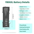 thumbnail image 2 of Batería DMKAOLLK YB06XL 84,08 Wh 11,55 V para HP Spectre X360, 2 of 6