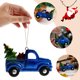 thumbnail image 3 of unbranded 1Pc Eco Friendly Blue Iron Sheet Car Pendant for Christmas Tree and Home Decor, 3 of 6