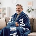 thumbnail image 3 of Dad Gifts, Blanket Gifts for Men, Birthday Gifts for Dad & Grandpa, Funny Gag Gift for Him, Cool Unique Gifts for Men Who Have Everything, Great Over The Hill Gift Idea Throw Blanket 50"x60" Blue, 3 of 7