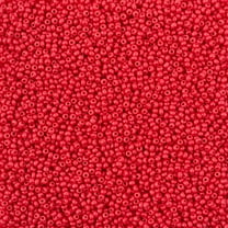 John Bead Czech Seed Beads 11/0 Terra Intensive, Red Matte, 250g
