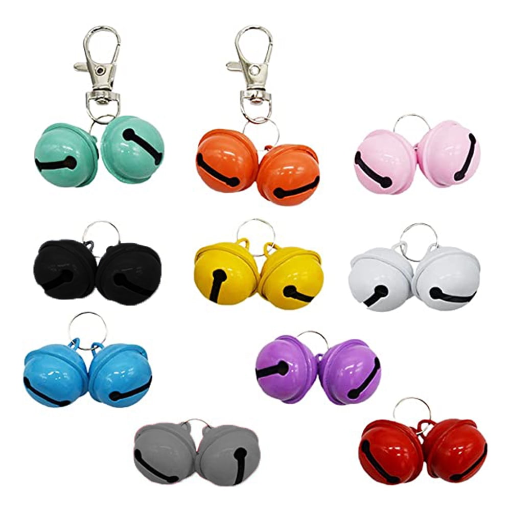 20 pet collar bells color ring for potty training pendant collar