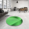 thumbnail image 3 of Ahgly Company Indoor Rectangle Patterned Neon Green Area Rugs, 5' x 8', 3 of 6