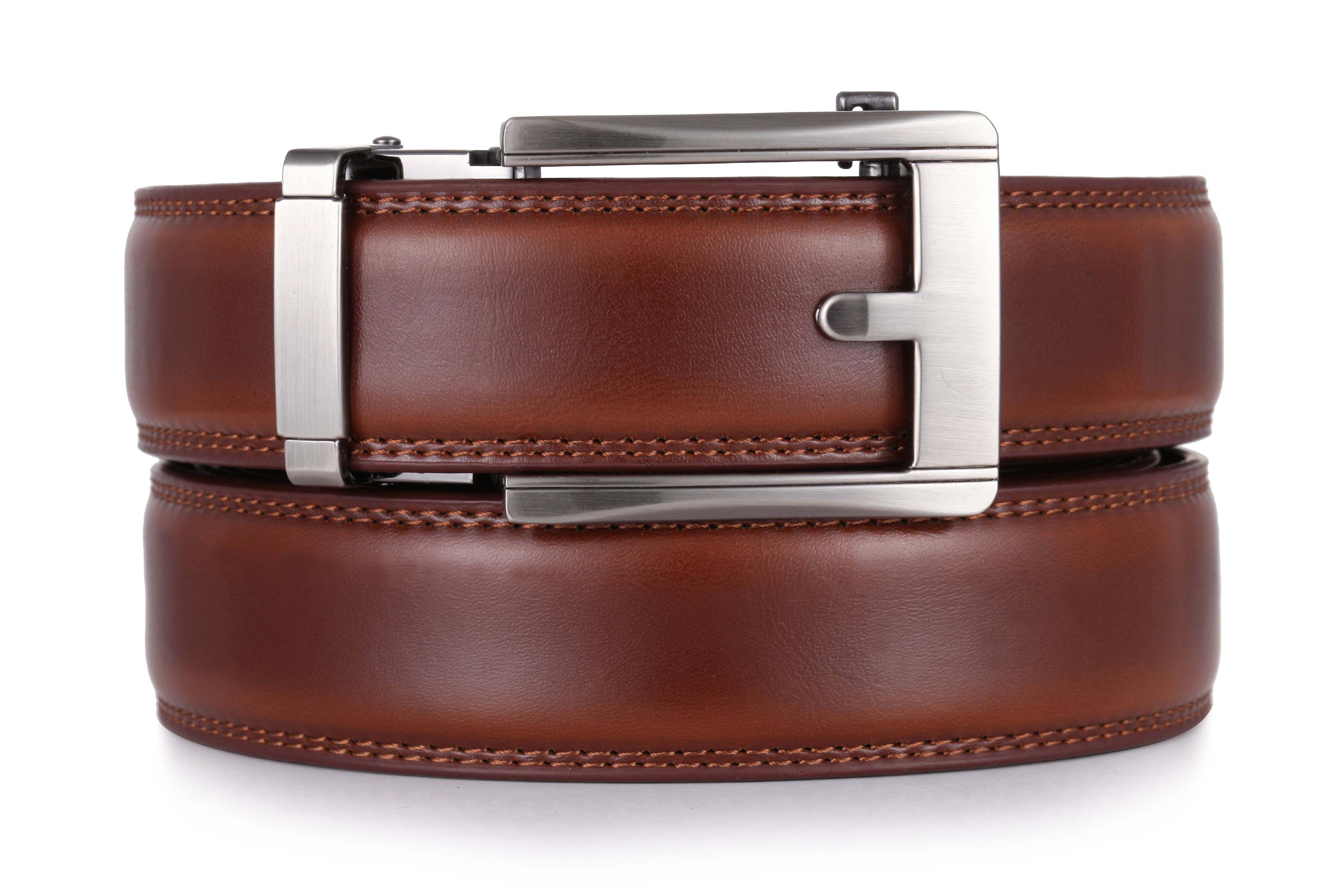 Mio Marino Ratchet Click Belts for Men - Mens Comfort Genuine Leather ...