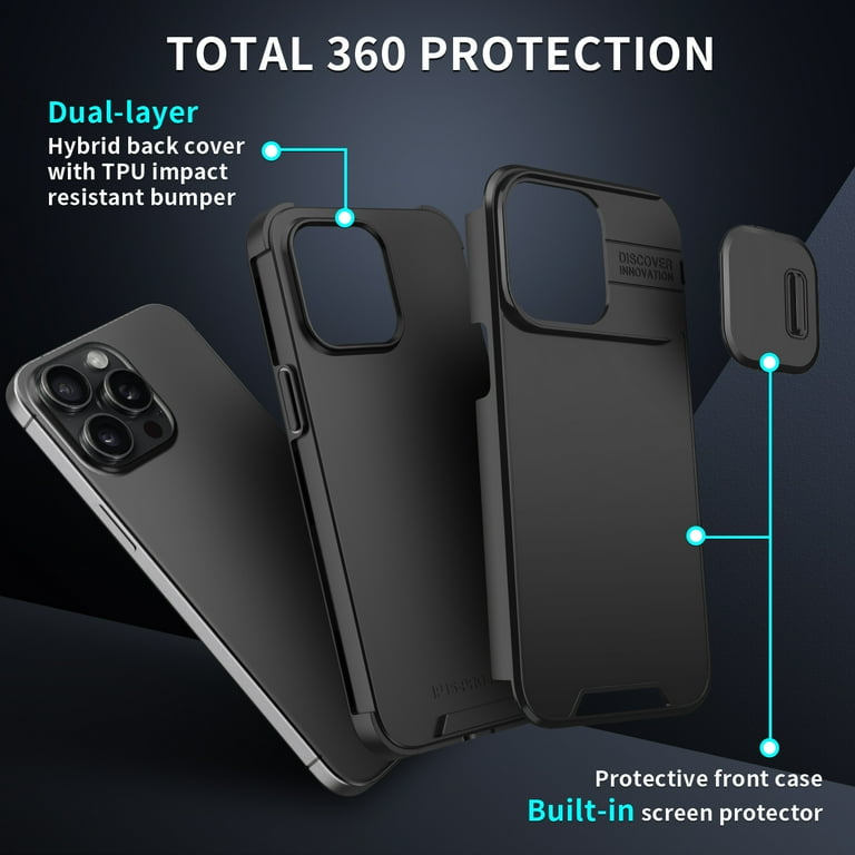 Compatible with iPhone 14 Pro Phone Case, Camera Protection Cover