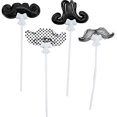 thumbnail image 3 of Fun Express - Mustache Self Inflate Balloon Asst for Party - Party Decor - Balloons - Mylar Balloons - Party - 12 Pieces, 3 of 3