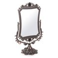 thumbnail image 1 of Espejo de maquillaje JUXYES de metal para mesa, decorativo antiguo, 1 of 9