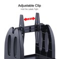thumbnail image 4 of Yeacher Label Holder for Desktop Thermal Label Printer 2 in 1 Rolls & Fan-Fold Stack Labels Shipping Package Sticker Dispenser Detachable for Delivery Supermarket Retail Store, 4 of 8