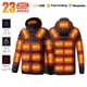 thumbnail image 3 of Nueva chaqueta calefactable 21, abrigo de moda para hombre y mujer, ropa con calefacción eléctrica inteligente, ropa térmica abrigada, chaqueta de caza calefactable para invierno, 3 of 5