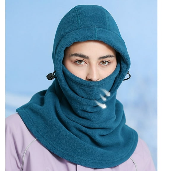 Fleece Balaclava Ski Mask : Winter Face Mask for Men & Women - Face Cover for Extreme Cold Weather Gear