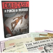 ThinkFun Cold Case: A Pinch of Murder – A Murder Mystery Game in a Box for Ages 14 and Up