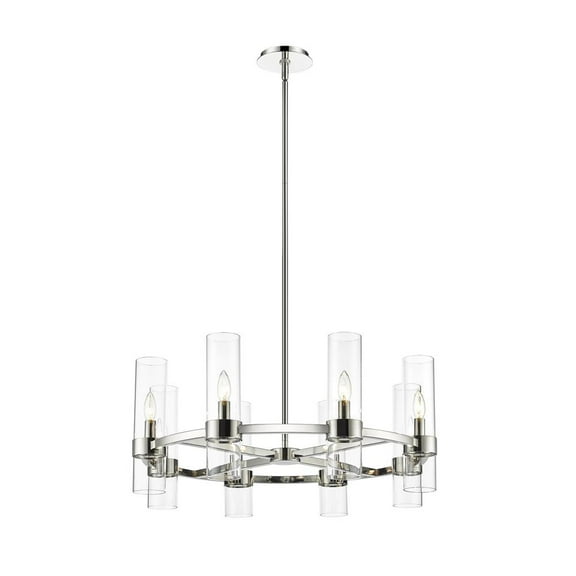 Z-Lite Weston 3 Light Pendant, White Linen