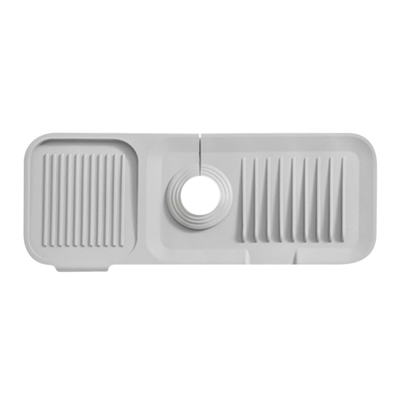 XMMSWDLA Silicone Faucet Splash Guard Faucet Water Catcher Mat, Longer