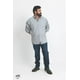 thumbnail image 3 of Camisa Caballero Ele Lisa Gris Tallas Extras Xl A 6xl E.281, 3 of 8