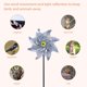 thumbnail image 4 of Repelente de aves, 10 unidades, reflectante, molino de viento, antipájaros, para proteger jardines, huertos y patios., 4 of 4